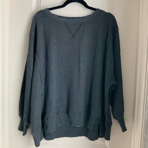 American Eagle Outfitters Women’s Oversized Charcoal Sweater